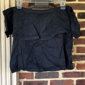 Free People Black Off the Shoulder Top- NWT